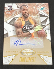 TONY LIPPETT 2015 Certified Signatures #CS-TL Rookie Card RC AUTO #036/199. rookie card picture