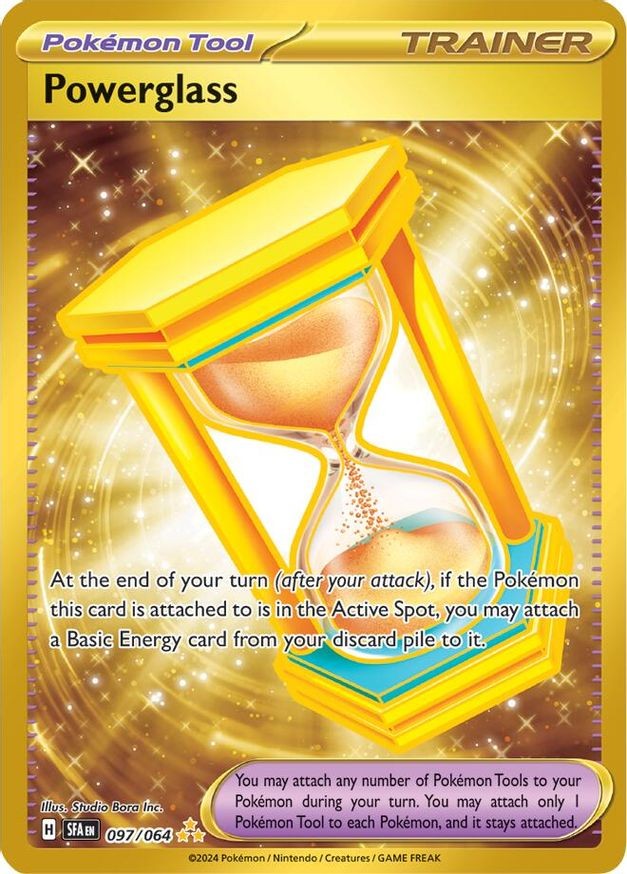 Pokemon Powerglass (97/122) Shrouded Fable NM HOLO