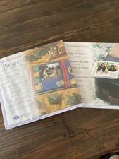 Creative Memories 7x7 Pizzazz Scrapbook Pages  Page Protectors Red Blue