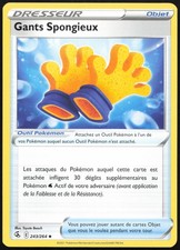 Carte Pokémon Gants Spongieux 243/264   Poing de Fusion Français