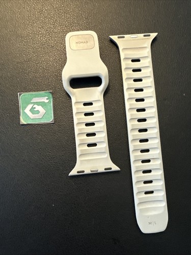 Nomad Wytrzymały pasek sportowy do 44mm / 45mm / 49mm Apple Watch Lunar Grey - Zdjęcie 3 z 5