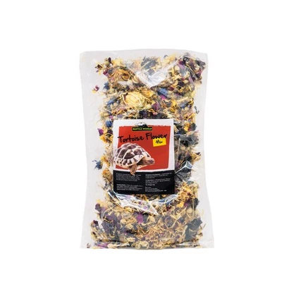Reptile World Tortoise Flower Mix 60g - Bearded Dragon, Iguana, Marigold, Rose