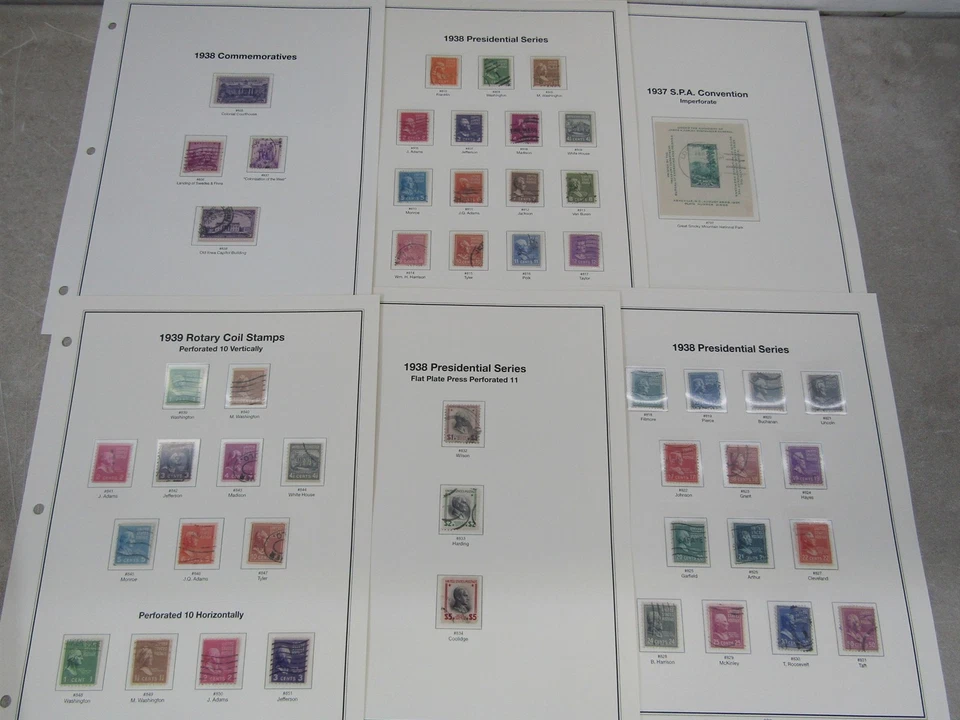 Nystamps US large old stamp collection album high cost n16wu - Image 4 of 4