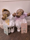 💙🩷CABBAGE PATCH KIDS PREEMIE BABY DOLLS SHANE BOB & LOULOU YETTA SET OF 2