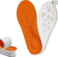 2026 New Steppers 4D Memory Foam Cloud Insoles for Men Women, Cuttable Design,