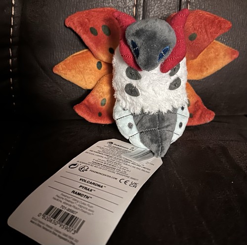Pokemon Center Original Volcarona Plush Pokemon fit Sitting Cutie 