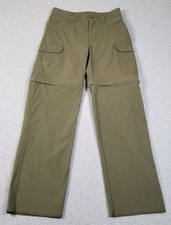 Boy Scouts of America Cargo Pants Boys Youth 10 Green Convertible Zip Off Shorts