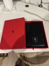 Diario Ferrari in vera pelle con scatola.