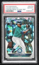 2023 Bowman Chrome Prospects Atomic Refractor Lazaro Montes PSA 10 GEM MT 0m7x