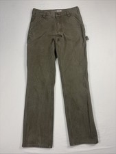 Carhartt Rugged Flex Men  s Relaxed Fit Canvas 7 Pocket Pants BN3279-M Gray 30X31
