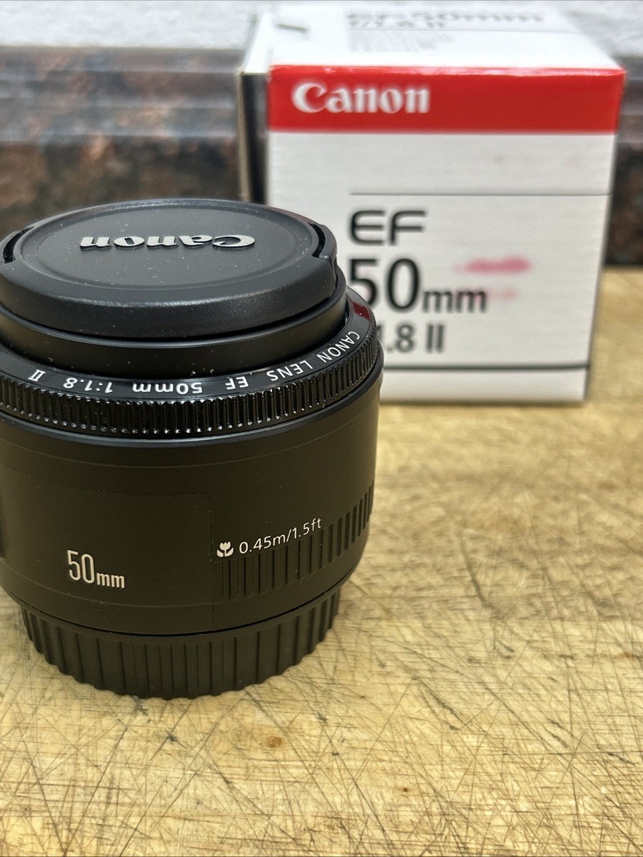 Canon EF 50mm f/1.8 II Lens [AS IS/PARTS/REPAIR/READ!] #Z-36138 | eBay