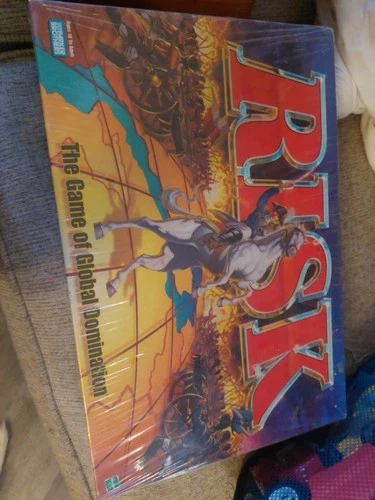 RISK PARKER BROTHERS BOARD GAME GLOBAL DOMINATION VINTAGE 1998 COMPLETE