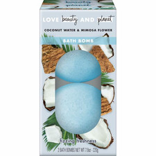 Lot of 4 Love Beauty and Planet Coconut Water Mimosa Flower Bath Bomb 2 Packs