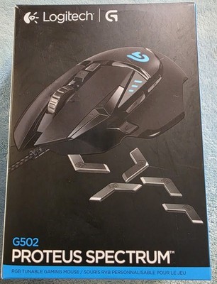 Logitech G502 Proteus Spectrum RGB Tunable Gaming Mouse Great Condition Tested