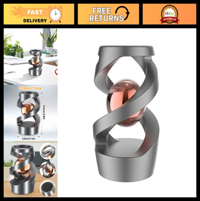 ''Gravity Defying Kinetic Desk Fidget Spinner Toy - Cool Optical Illusion Gadget