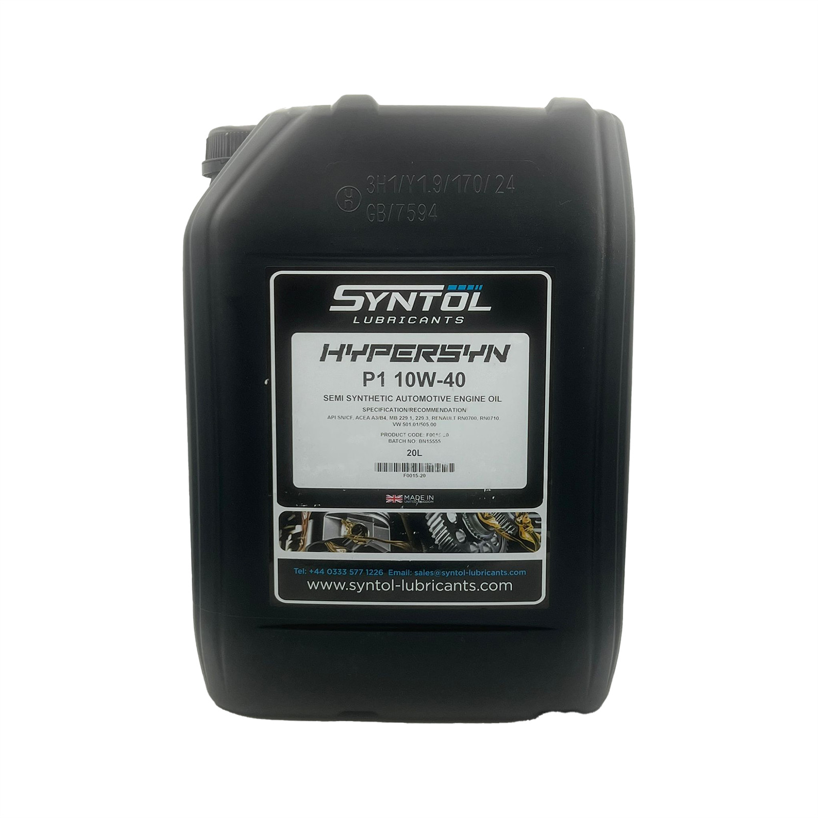 10w40 Semi-Synthetic Engine Oil API SN CF A3/B3 A3/B4 MB 229.1 VW 501/505 20L