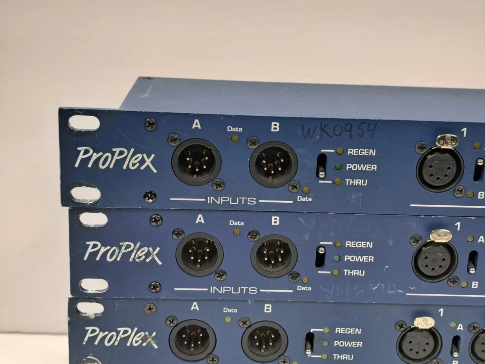 TMB ProPlex PPDDS285 DMX512 Opto-Splitter 2x8 2x 5-Pin XLR In 8x Out Rackmount - Image 3 of 4