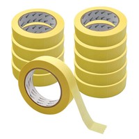 10X Kreppband Malerkrepp Abdeckband Abklebeband Malerband 30Mm X 50M Klebeband
