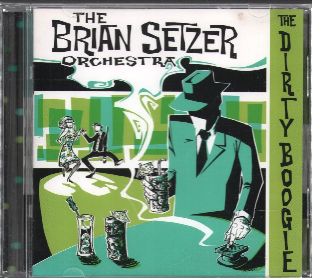 Brian Setzer Orchestra Dirty Boogie CD Europe Interscope 1998 IND90183