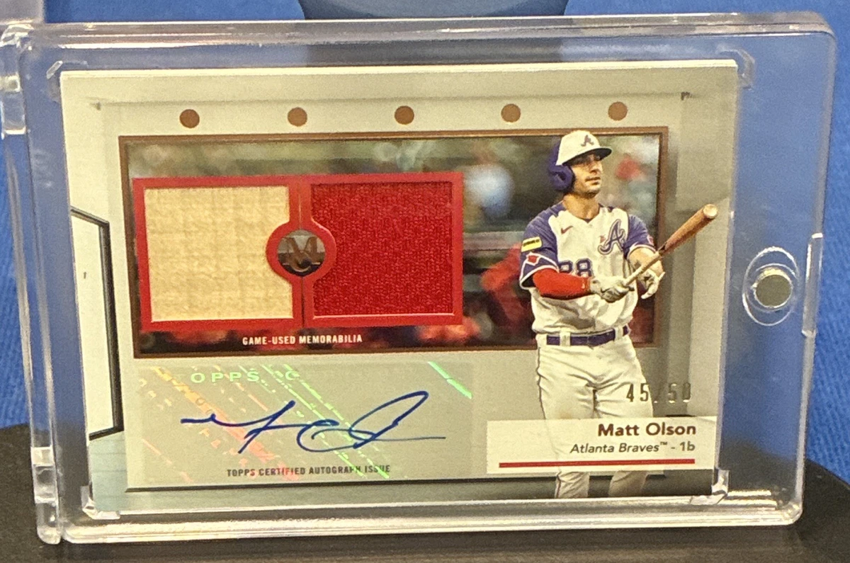 Matt Olson Baseball Serial Numbered Sports Trading Cards