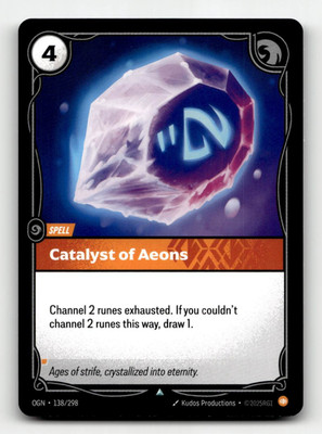 Riftbound TCG Catalyst of Aeons 138/298 (UC) - Origins