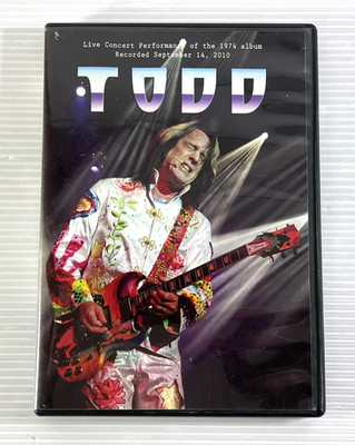 Todd Live Concert Performance of the 1974 Album DVD - TESTED & WORKS