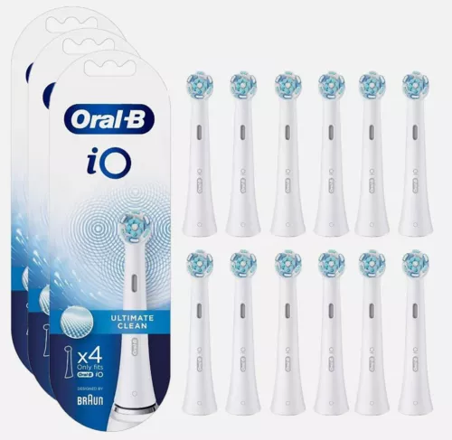 3 Pack Ultimate Clean Replacement Brush Head Adults Electric Toothbrush 4 Count