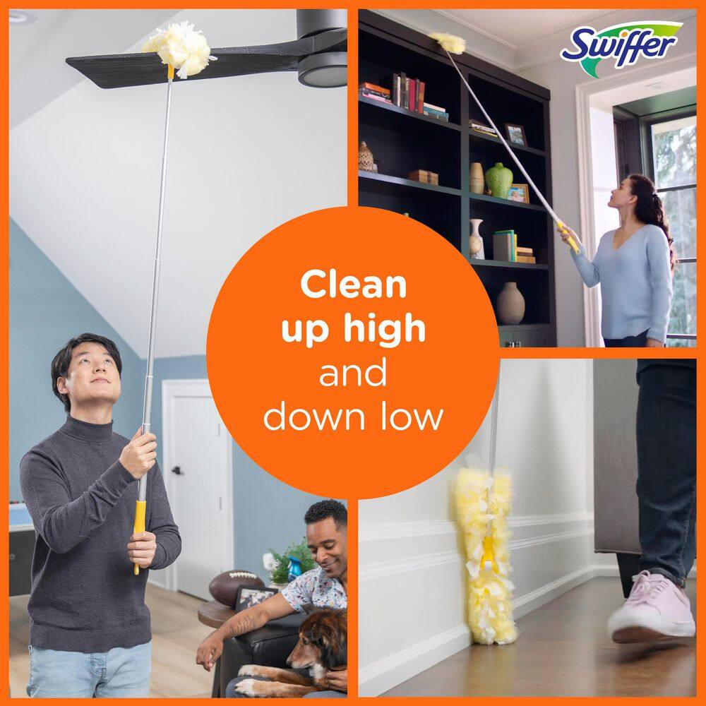 Synthetic Duster Super Extender Dusting Kit with Heavy-Duty Refills (1-Handle an