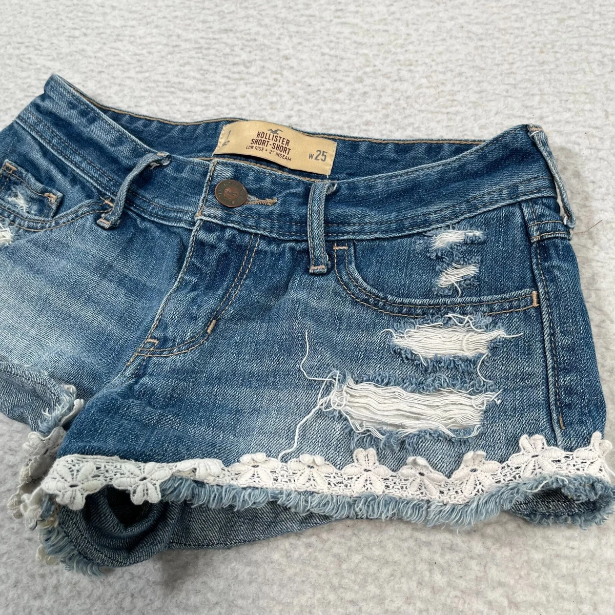 Jean top shorts hollister