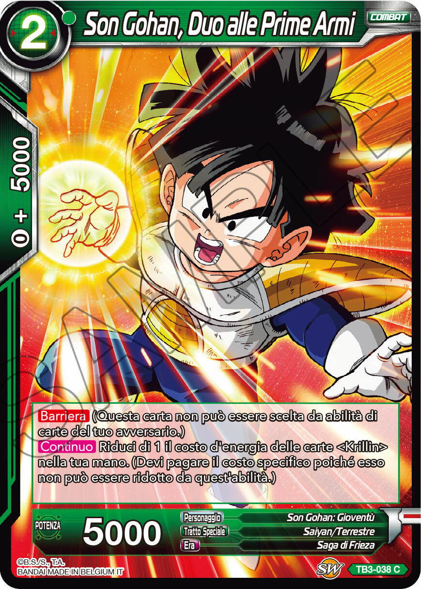 Dragonball Super TCG - TB3 ITA C UC - R - SR - FR - SPR & SCR Choose Your Cards Bardzo popularny, klasyczny