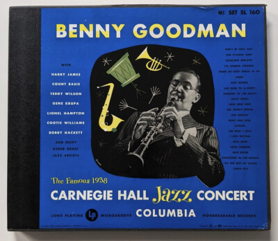 1937-38 Jazz Concert No. 1   Benny Goodman   Columbia SL-160    2 LP Box