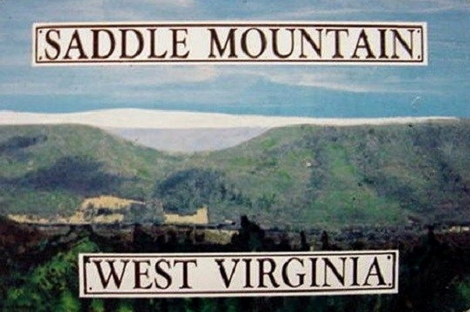 Saddle Ridge Wv Saddle Mountain West Virginia Medium Postcard Magnet | eBay