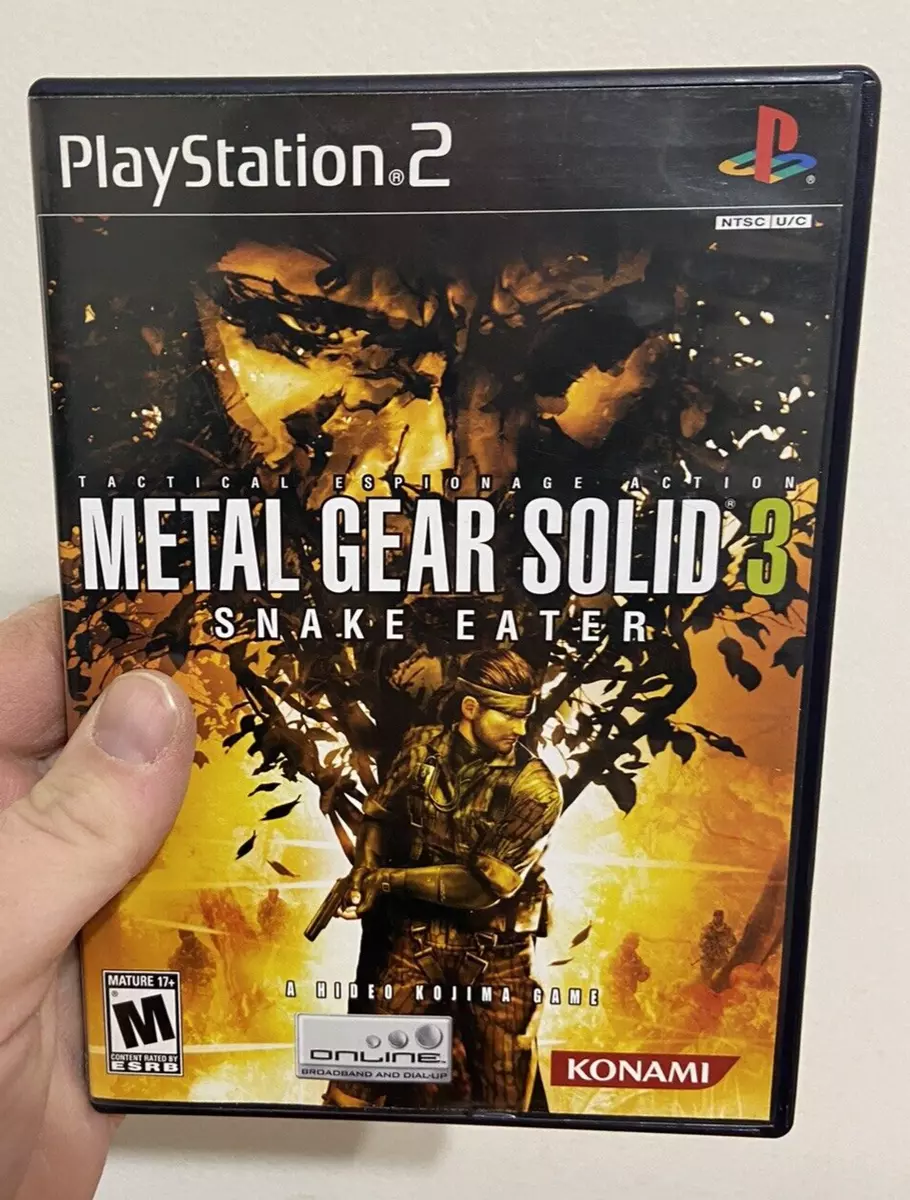 JOGO PLAYSTATION 2 - METAL GEAR SOLID 3: SNAKE EATER (1)