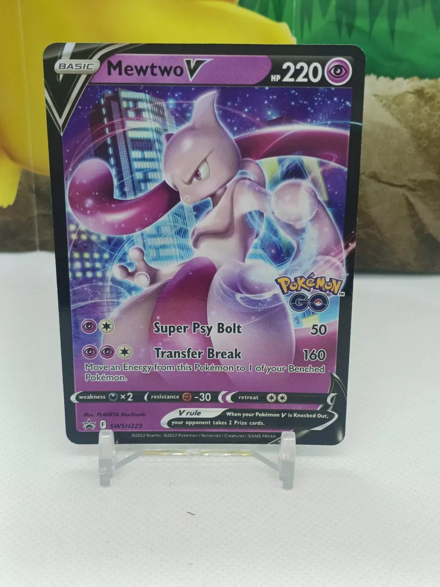  Pokemon - Mewtwo V -SWSH229 - Full Art - Black Star