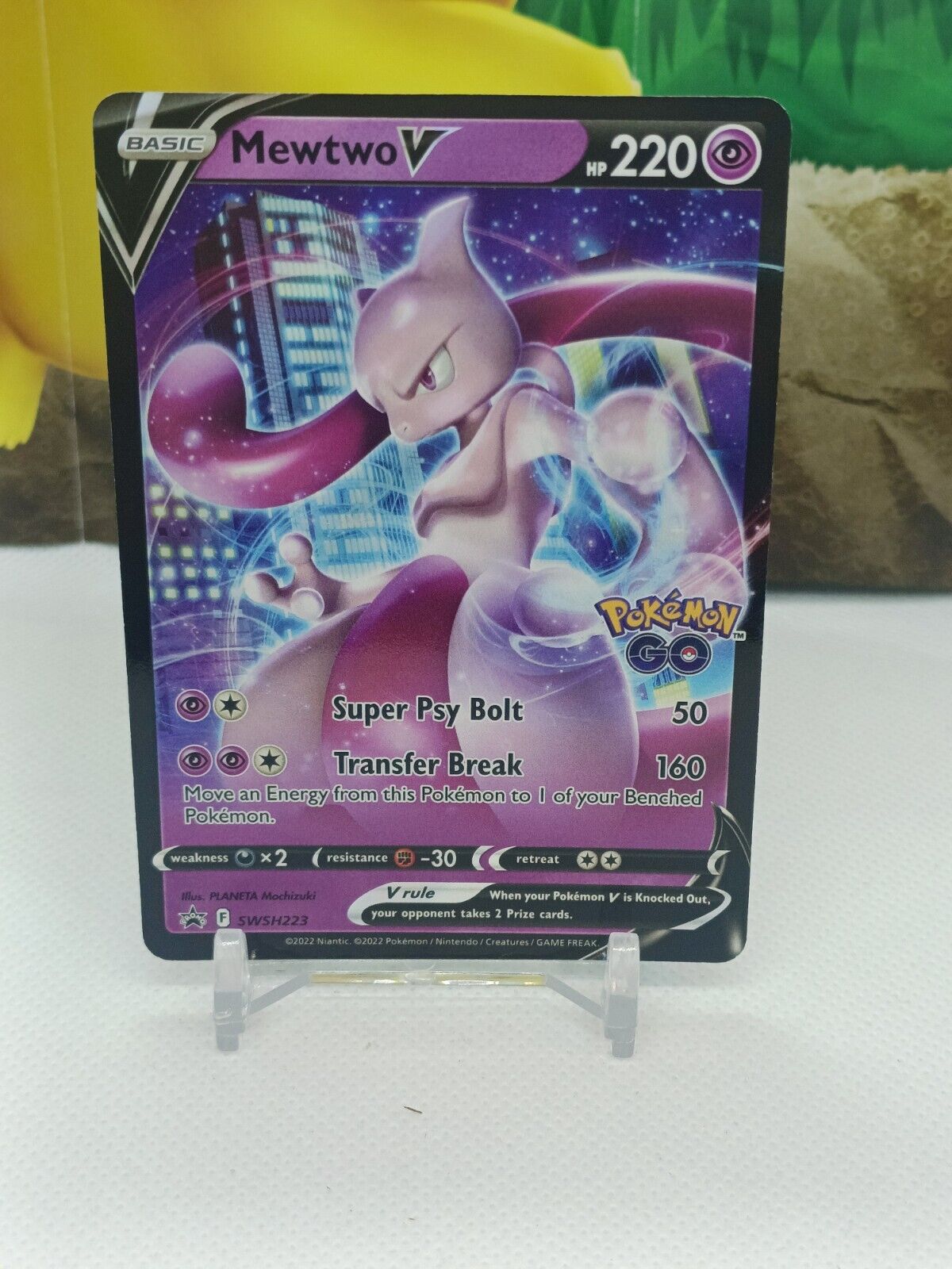 TCG Pokemon GO x Pokemon Card Game - #74 Mewtwo V