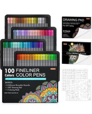 Shuttle Art Ultra-fine line pen　aqueous　0.4mm Coloring book　graffiti　Drafting