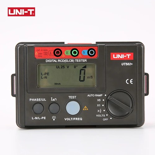 Digital RCD (ELCB) Tester AUTO RAMP Leakage Circuit Breaker Meter - Picture 8 of 8