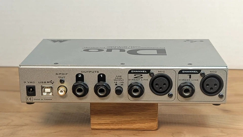 M-Audio DUO Dual Microphone Preamp Interface XLR-USB, w/All Cables, Software - Image 4 of 4