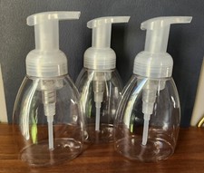 3-pack Foaming Hand Soap Dispensers Foam Pump Bottles 8 oz Empty