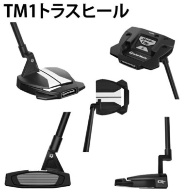 TaylorMade Spider GTX Black TM1 TRUSS heel Putter 34ich Steel Head 