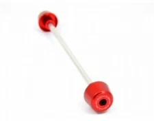 Ducabike Ducati CNC Front Fork Protection Spindle Bobbins - Scrambler 1100 - Red