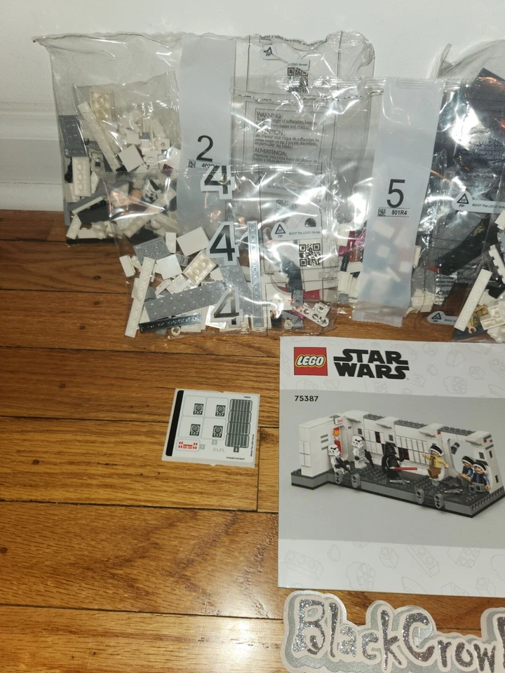 LEGO STAR WARS 75387 BOARDING THE TANTIVE IV *NO FIVES* SEALED INSTRUCTIONS NEW - Image 2 of 4