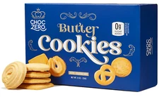 ChocZero Keto Butter Cookies Sugar Free Danish Shortbread Gluten Free 1 box