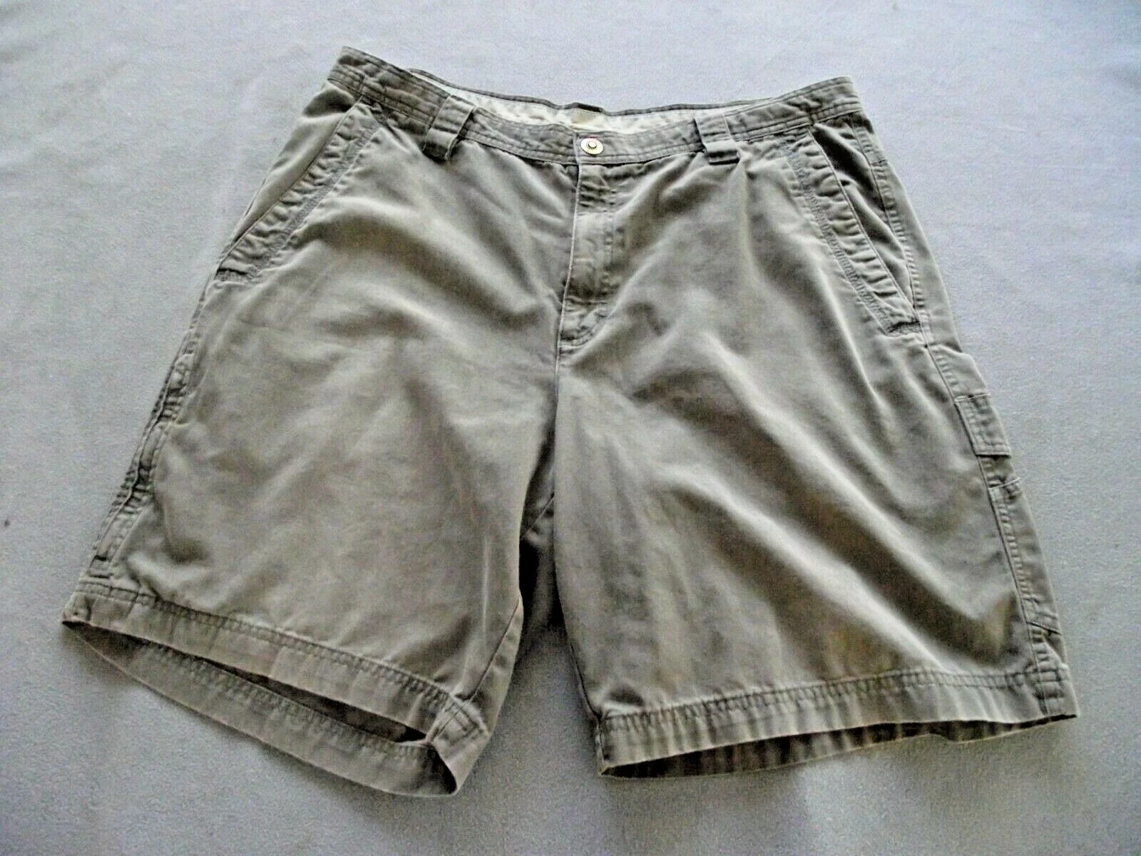 Columbia Sportswear shorts men's 38 x 9 Grey cotton outdoor hiking fishing