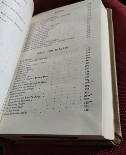 THE POETICAL WORKS OF ROBERT BURNS Notes Glossary 1928 Oxford HC Rare Ex Lib - Picture 10 of 13
