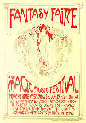 Fantasy Faire and Magic Music Festival - 1967 - The Doors - Poster