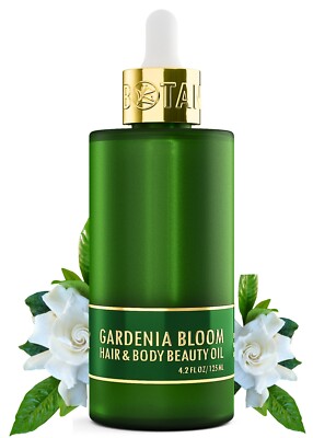Gardenia Bloom - Hair & Body Beauty Oil - Gardenia Natural Fragrance - 4.2 Fl Oz