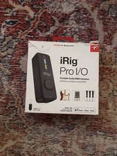 IK Multimedia iRig Pro I/O Portable Audio MIDI Interface iPhone iPad iPod