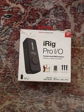 IK Multimedia iRig Pro I/O Portable Audio MIDI Interface iPhone iPad iPod