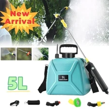 Rechargeable Electric Garden Plant Sprayer 5L Battery Powered Sprayer 3 Nozzles